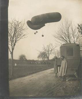 PHOTO MILITAIRE / BALLON / 1916