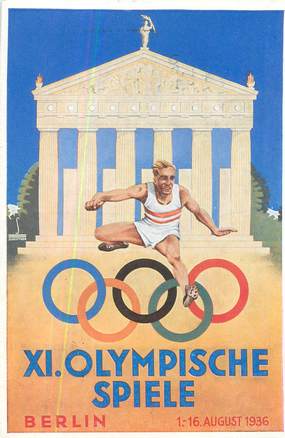 CPSM JEUX OLYMPIQUES / Allemagne Berlin 1936