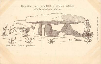 CPA EXPOSITION UNIVERSELLE 1900 / RARE SERIE BRETONNE