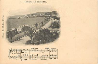 CPA FRANCE 06 "Cannes, la Croisette" / CARTE PRECURSEUR