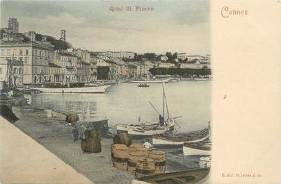 CPA FRANCE 06 "Cannes, le quai Saint Pierre" / CARTE PRECURSEUR