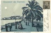 06 Alpe Maritime CPA FRANCE 06 "Cannes, la Croisette" / CARTE PRECURSEUR