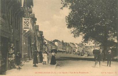 CPA FRANCE 44 "Le Pouliguen, les quais, vue de la promenade"