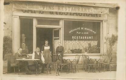 CARTE PHOTO PARIS CAFÉ / RESTAURANT "Restaurant A. GENICHON"