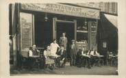 Theme CARTE PHOTO PARIS XIX / CAFÉ / RESTAURANT "Restaurant A la Grande Tabatière, Place Jean Jaurès"