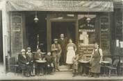 Theme CARTE PHOTO PARIS XIX / CAFÉ / RESTAURANT "Restaurant A la Grande Tabatière, Place Jean Jaurès"