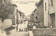 69 RhÔne / CPA FRANCE 69 "Belleville sur Saone, rue du Moulin"