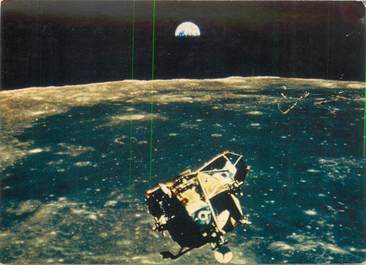 CPSM ASTRONOMIE / ESPACE "Conquête de la lune par Apollo XI, 1969"