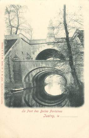 CPA FRANCE 91 "Juvisy, le pont des belles fontaines"