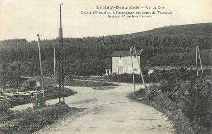 CPA FRANCE 69 "Le Haut Beaujolais, Col de Crie"