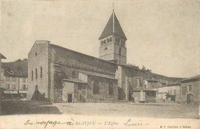 CPA FRANCE 69 "Beaujeu, l'Eglise"