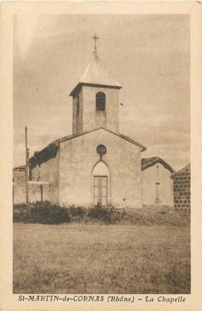 CPA FRANCE 69 "Saint Martin de Cornas, la Chapelle"