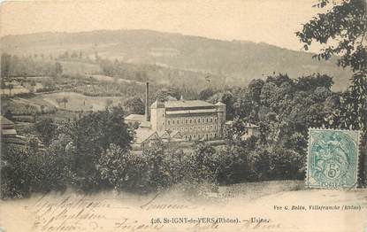 CPA FRANCE 69 "Saint Igny de Vers, usine"