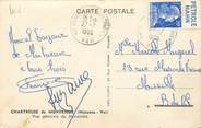 Marcophilie (Lettre Et Cartes) MARCOPHILIE FRANCE / BANDE PUBLICITAIRE sur CPA 83 Méounes