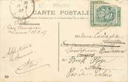 Marcophilie (Lettre Et Cartes) MARCOPHILIE VIGNETTE sur CPA FRANCE 28 Limours / ABSINTHE