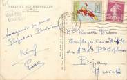 Marcophilie (Lettre Et Cartes) MARCOPHILIE VIGNETTE POULBOT sur CPA FRANCE 75 Paris