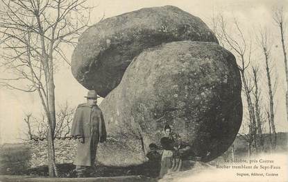  CPA FRANCE 81 "Le Rocher tremblant près de Castres, le Sidobre"