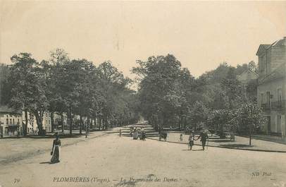 - CPA FRANCE 88 "Plombières, la Promenade des Dames"