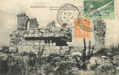 - CPA FRANCE 55 "Montfaucon, observatoire des ruines"