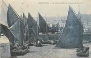 14 Calvado - CPA FRANCE 14 "Honfleur, le petite flotille des pêcheurs de crevettes"