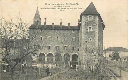 - CPA FRANCE 87 "Saint Léonard, la gendarmerie, ancien couvent"