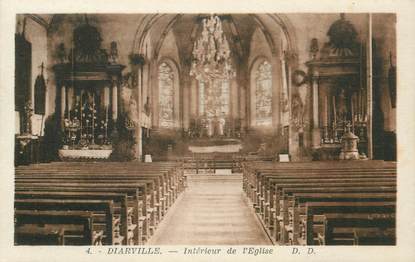 - CPA FRANCE 54 "Diarville, interieur de l'Eglise"