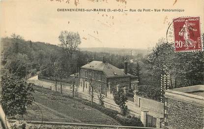 CPA FRANCE 94 "Chennevières, rue du Pont"