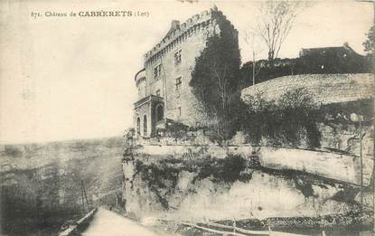 CPA FRANCE 46 "Chateau de Cabrerets"