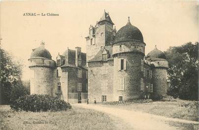 CPA FRANCE 46 "Aynac, le chateau"