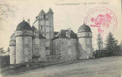 CPA FRANCE 46 "Aynac, le chateau"