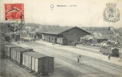 / CPA FRANCE 72 "Mamers, la gare"