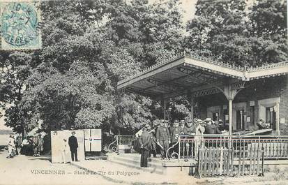 / CPA FRANCE 94 "Vincennes, stand de tir du Polygone"