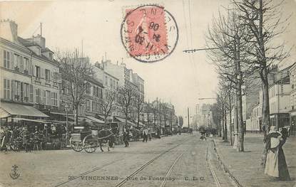 / CPA FRANCE 94 "Vincennes, rue de Fontenay"