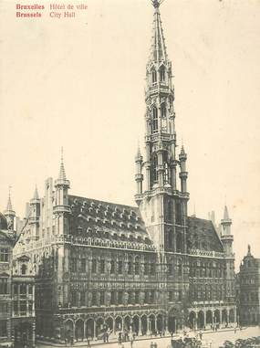 CPA PANORAMIQUE BELGIQUE "Bruxelles, Hotel de ville"