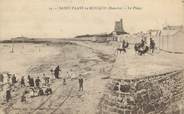 50 Manche / CPA FRANCE 50 "Saint Vaast la Hougue, la plage"