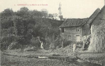 / CPA FRANCE 50 "Connicat, le moulin et la cascade"