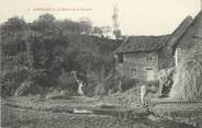 50 Manche / CPA FRANCE 50 "Connicat, le moulin et la cascade"