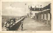 50 Manche / CPA FRANCE 50 "Coutainville, la promenade"