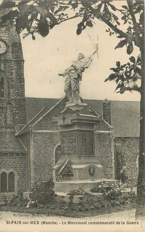 / CPA FRANCE 50 "Saint Pair sur Mer" / MONUMENT