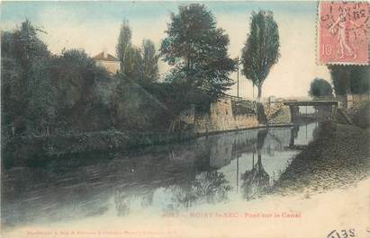 CPA FRANCE 93 "Noisy le Sec, pont sur le canal"