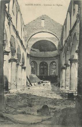 CPA FRANCE 88 "Sainte Barbe, Intérieur de l'Eglise"