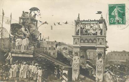 CARTE PHOTO FRANCE 06 "Nice, le carnaval avec les wagonnets"