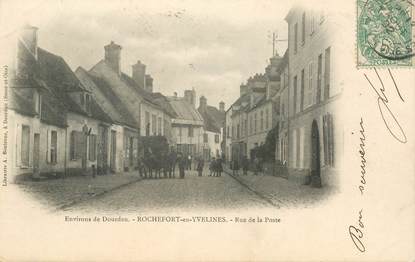 CPA FRANCE 78 "Rochefort en Yvelines, rue de la Poste"