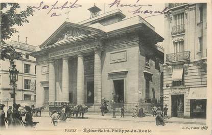 CPA FRANCE 75008 "Paris, Eglise Saint Philippe du Roule"