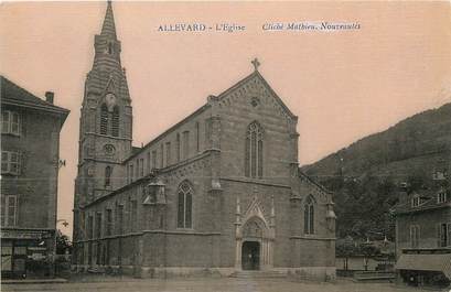 / CPA FRANCE 38 "Allevard, l'église "