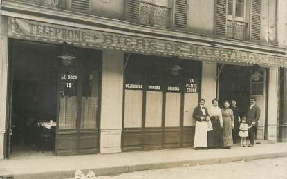 CARTE PHOTO FRANCE NON SITUÉE / CAFÉ RESTAURANT