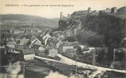 38 Isere / CPA FRANCE 38 "Crémieu, vue générale et les tours Saint Hippolyte"