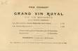 CPA / PETIT PAPIER FRANCE 51 "Reims, Vin Royal BOULANGER CHABROL"