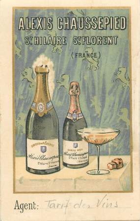 CPA LIVRET / PETIT PAPIER FRANCE 49 "Saint Hilaire Saint Florent" / ALCOOL / BOISSON