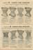 CPA LIVRET CATALOGUE / PETIT PAPIER FRANCE 69 "Lyon, Maison FOURNIER, Corset"